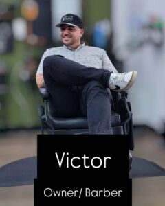 Victor owner and barber